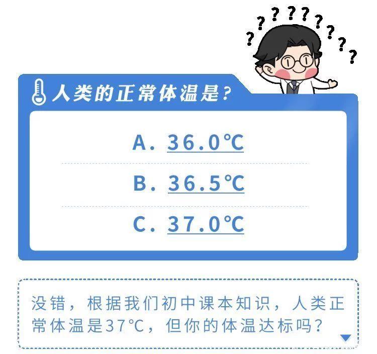 科学家发现：37℃不再是人体标准体温！体温高和体温低，哪个好？（人体温度37℃已成历史）