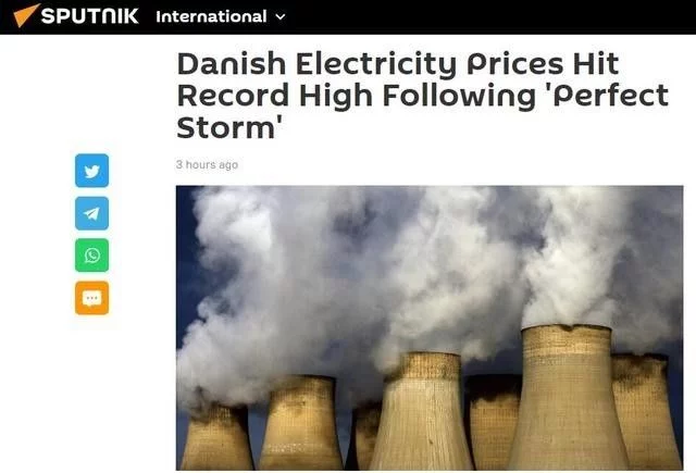 外媒：丹麦电价创历史新高，1度电约合7.8元人民币（欧洲各国电价2020）