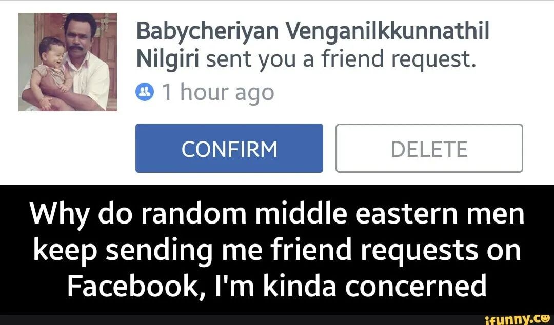 千万不要在脸书上加中东人的好友！